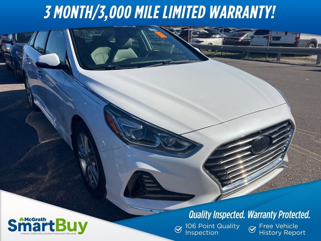 Used 2018 White Hyundai Limited image 1