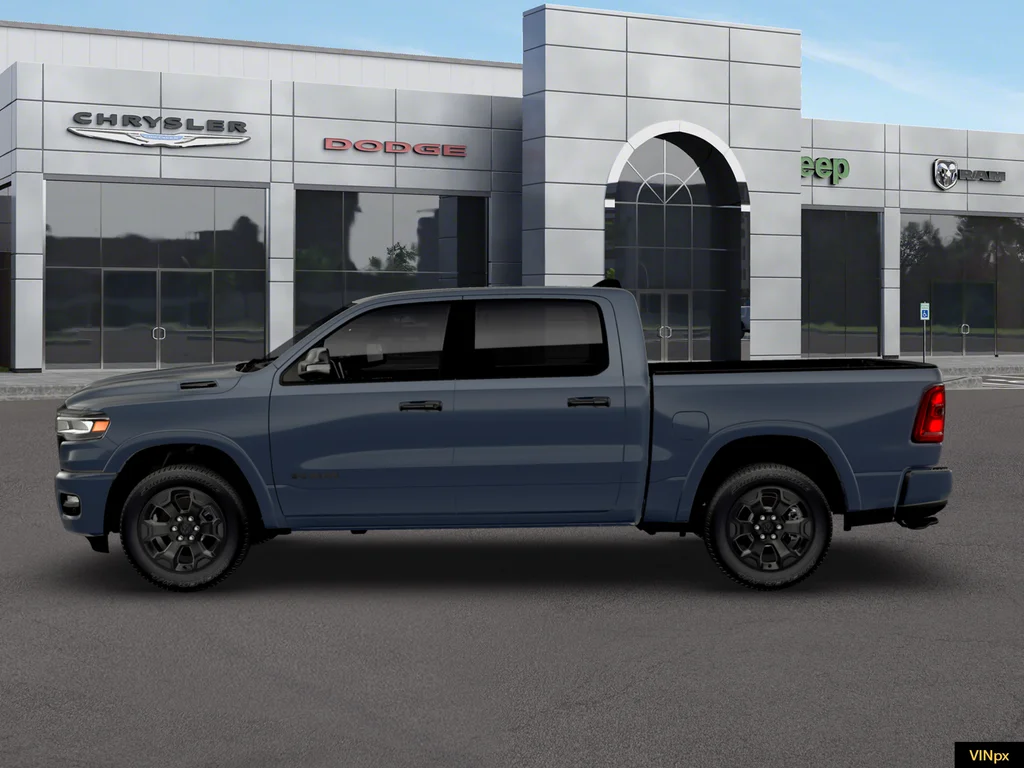 New 2026 Forged Blue Metallic Exterior Paint RAM Big Horn Night Edition image 2