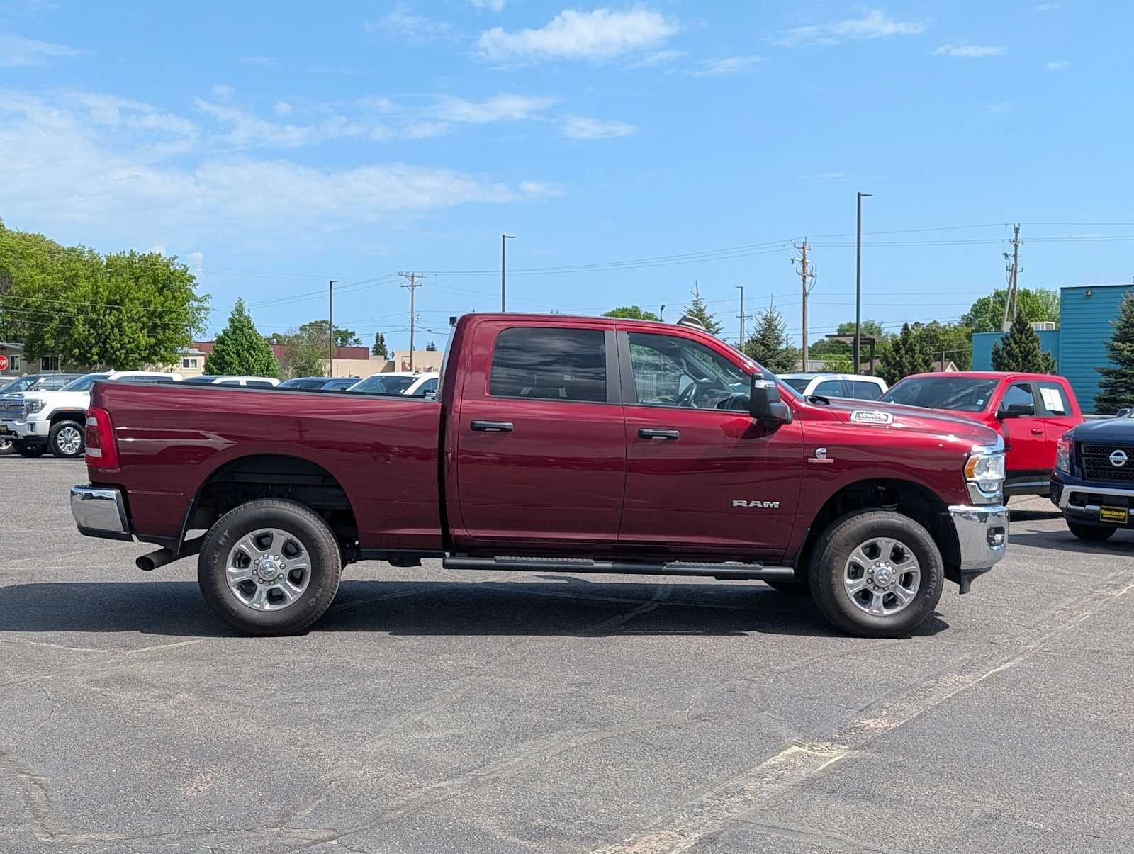 Used 2023 Delmonico Red Pearlcoat Ram Big Horn image 8