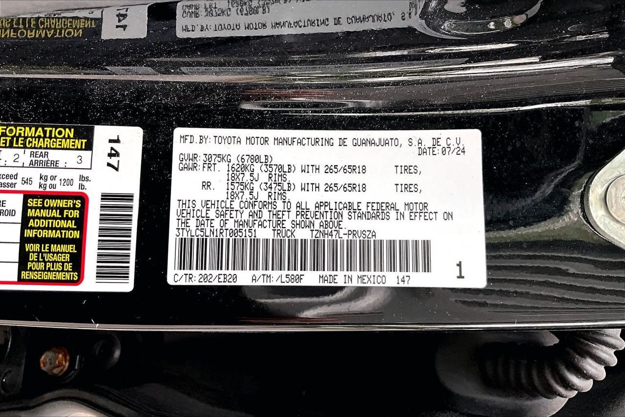 Used 2024 Black Toyota Limited image 16
