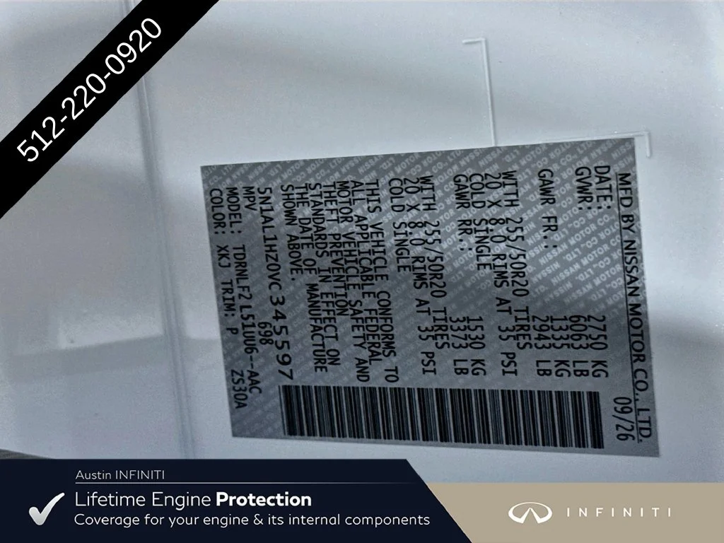 New 2027 White INFINITI Autograph image 44