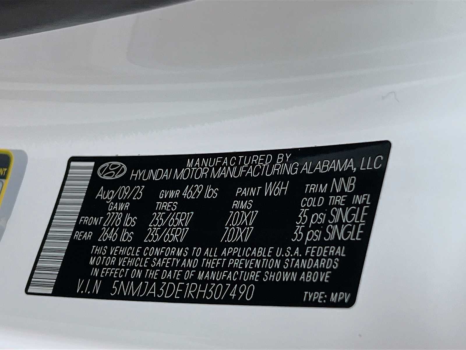 Used 2024 White Pearl Hyundai SE image 30