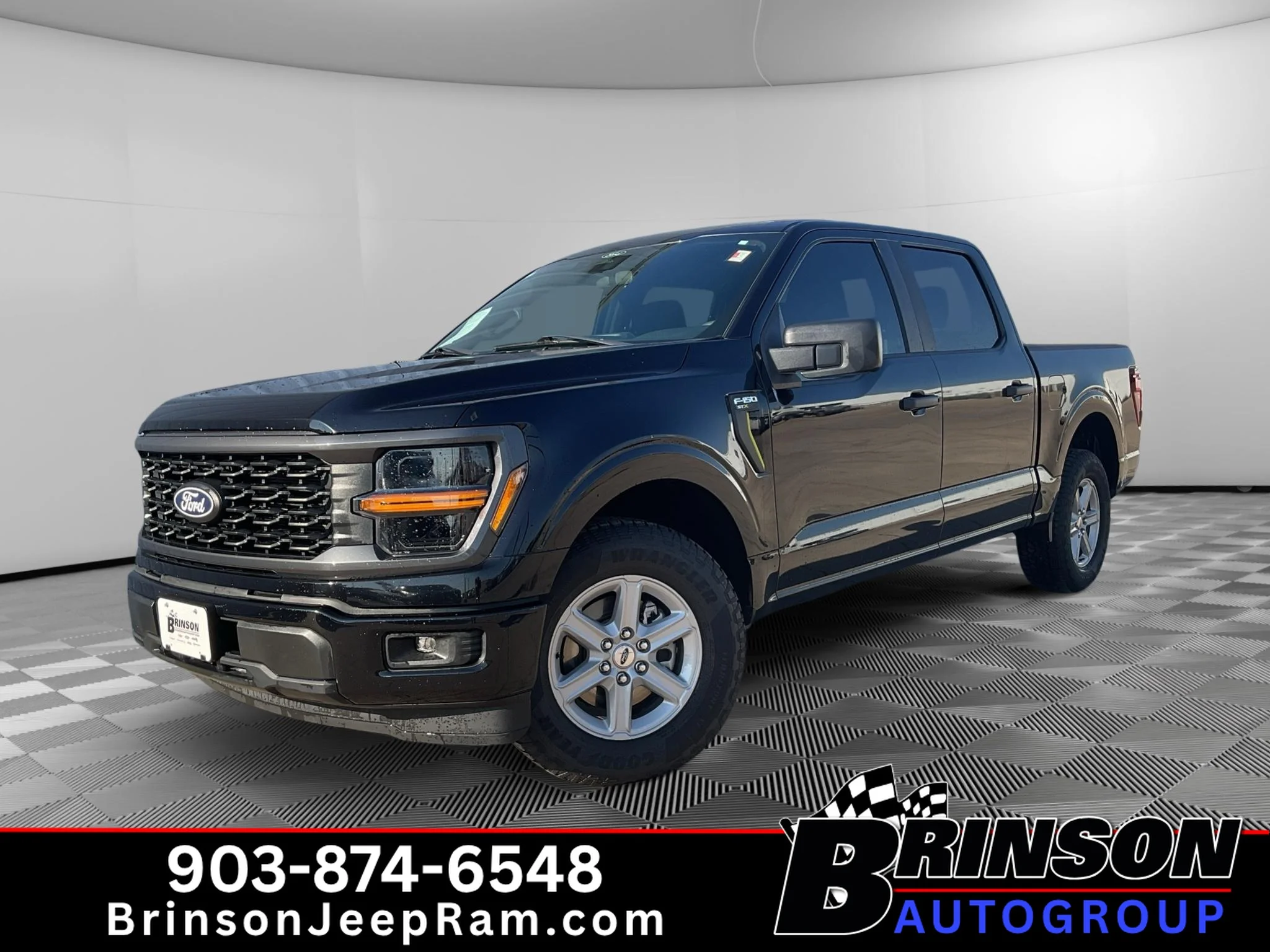 Used 2024 Agate Black Metallic Ford STX image 1