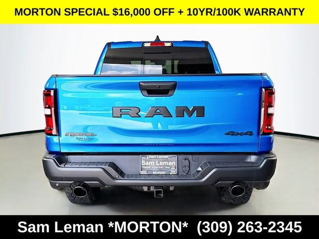 New 2026 Hydro Blue Pearl-Coat Exterior Paint Ram Rebel image 6