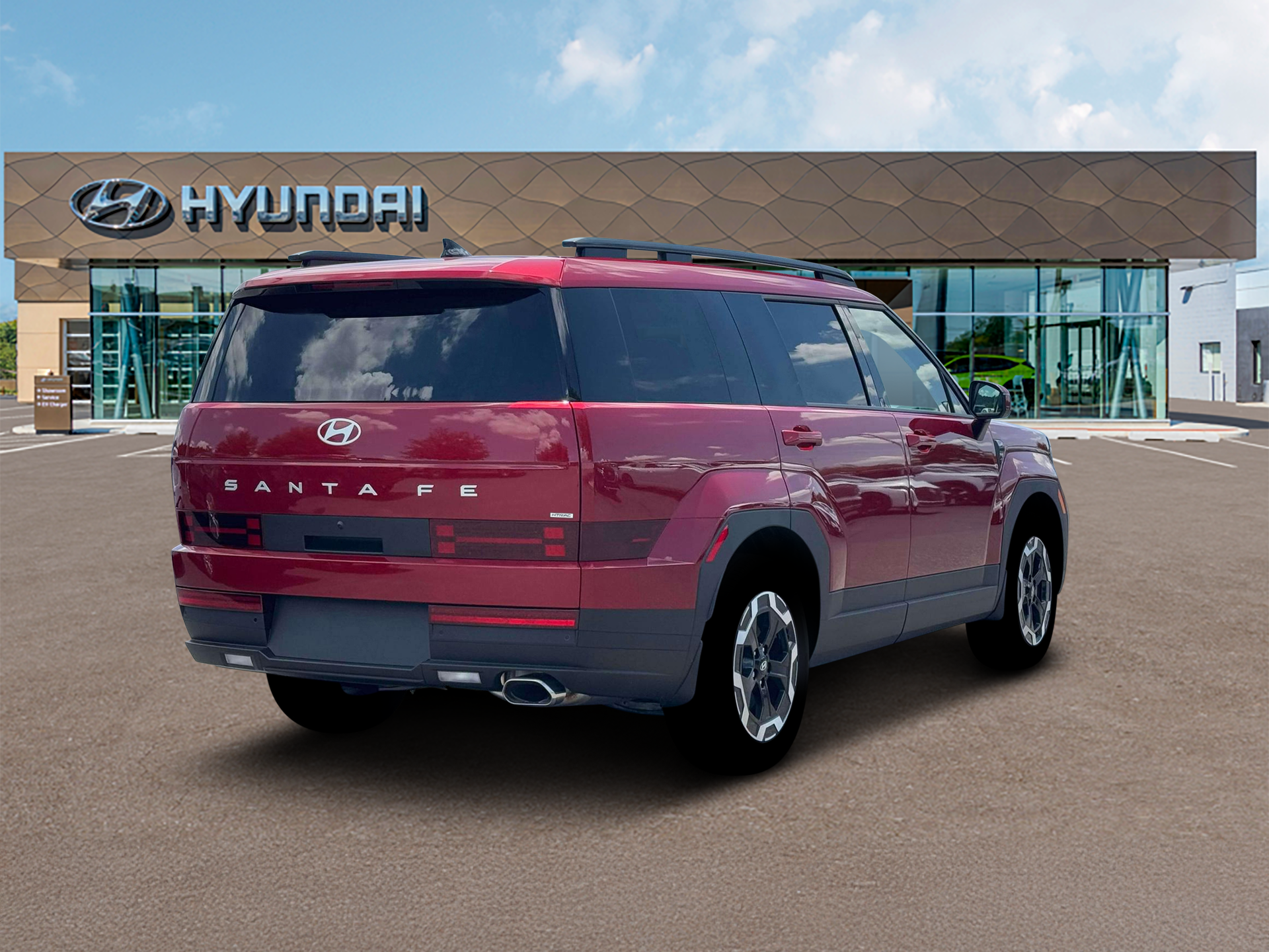 New 2026 Red Hyundai SEL AWD image 7