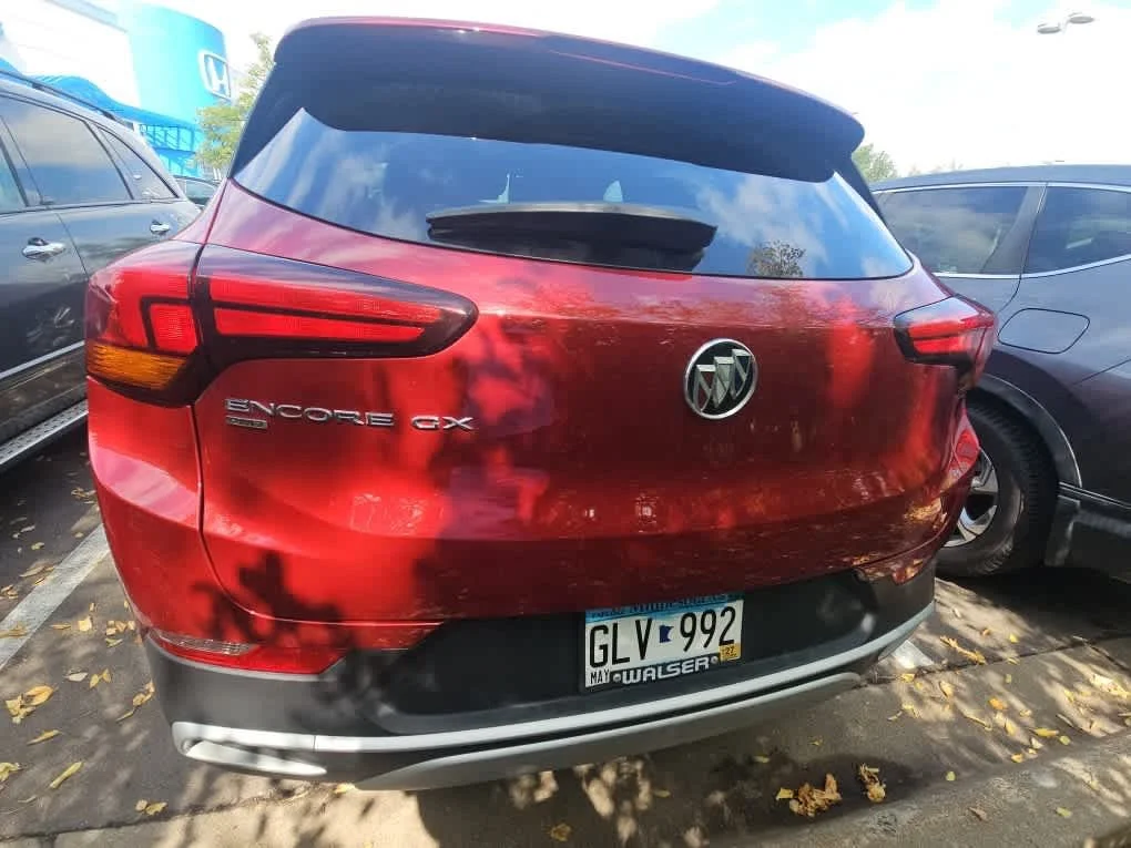 Used 2021 Chili Red Metallic Buick Preferred image 6