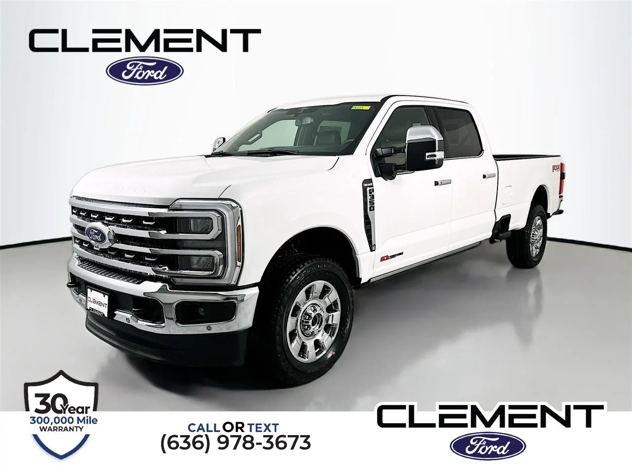 New 2026 Star White Metallic Tri-Coat Ford F-350® King Ranch® image 1