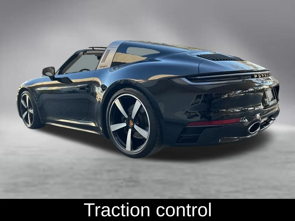 Used 2021 Black Porsche Targa 4S Heritage Design image 7