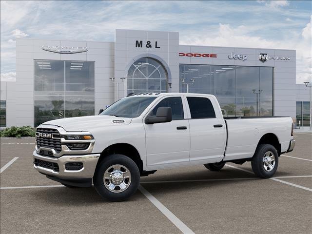 New 2026 Bright White Clear-Coat Exterior Paint RAM Tradesman Crew Cab 4x4 8