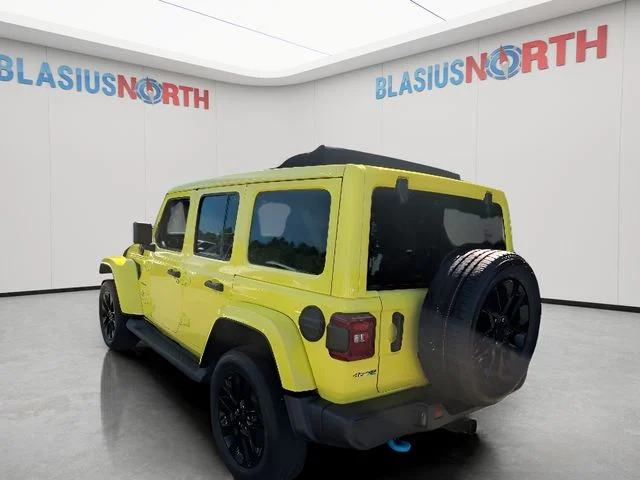 Used 2023 Yellow Jeep Sahara 4xe image 7