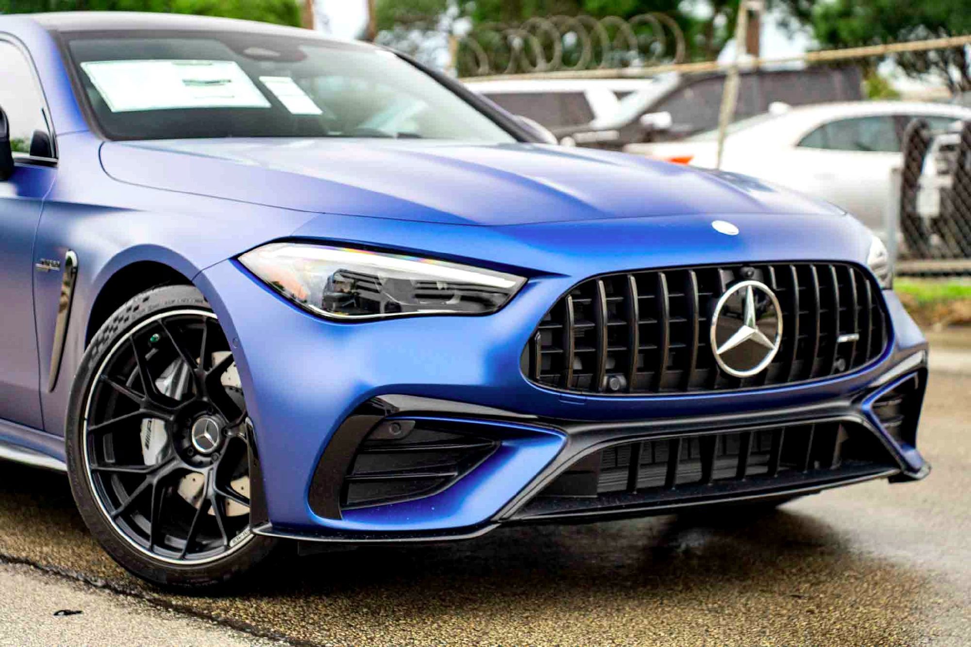 New 2026 MANUFAKTUR Starling Blue Magno Mercedes-Benz AMG® CLE 53 4MATIC+ Coupe image 3