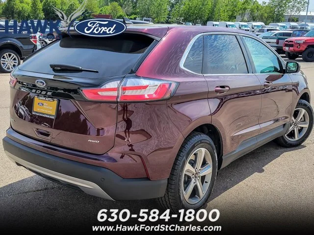 Certified Used 2023 Burgundy Ford SEL image 32