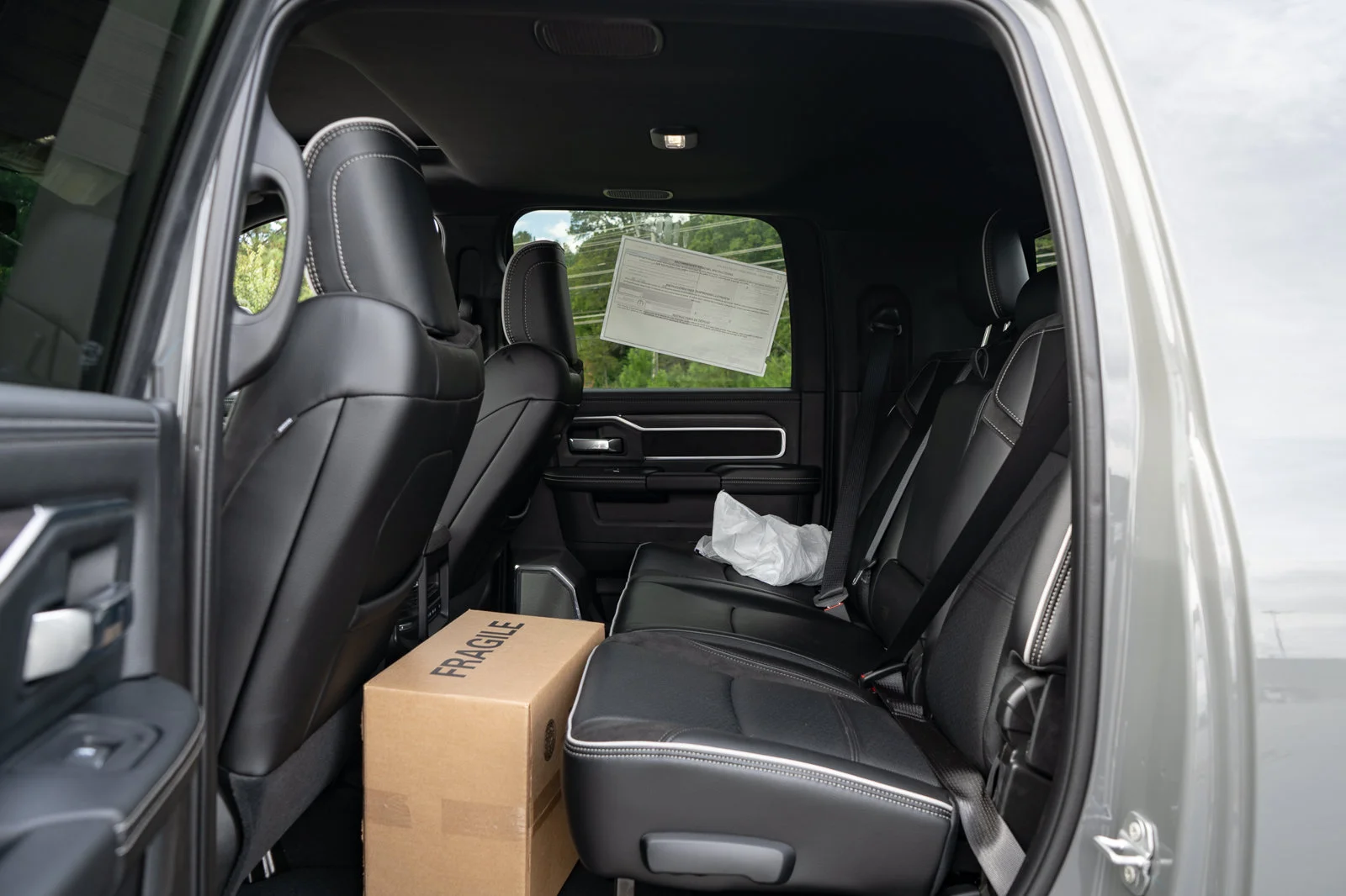 New 2026 Ceramic Gray Clear-Coat Exterior Paint RAM Laramie image 37