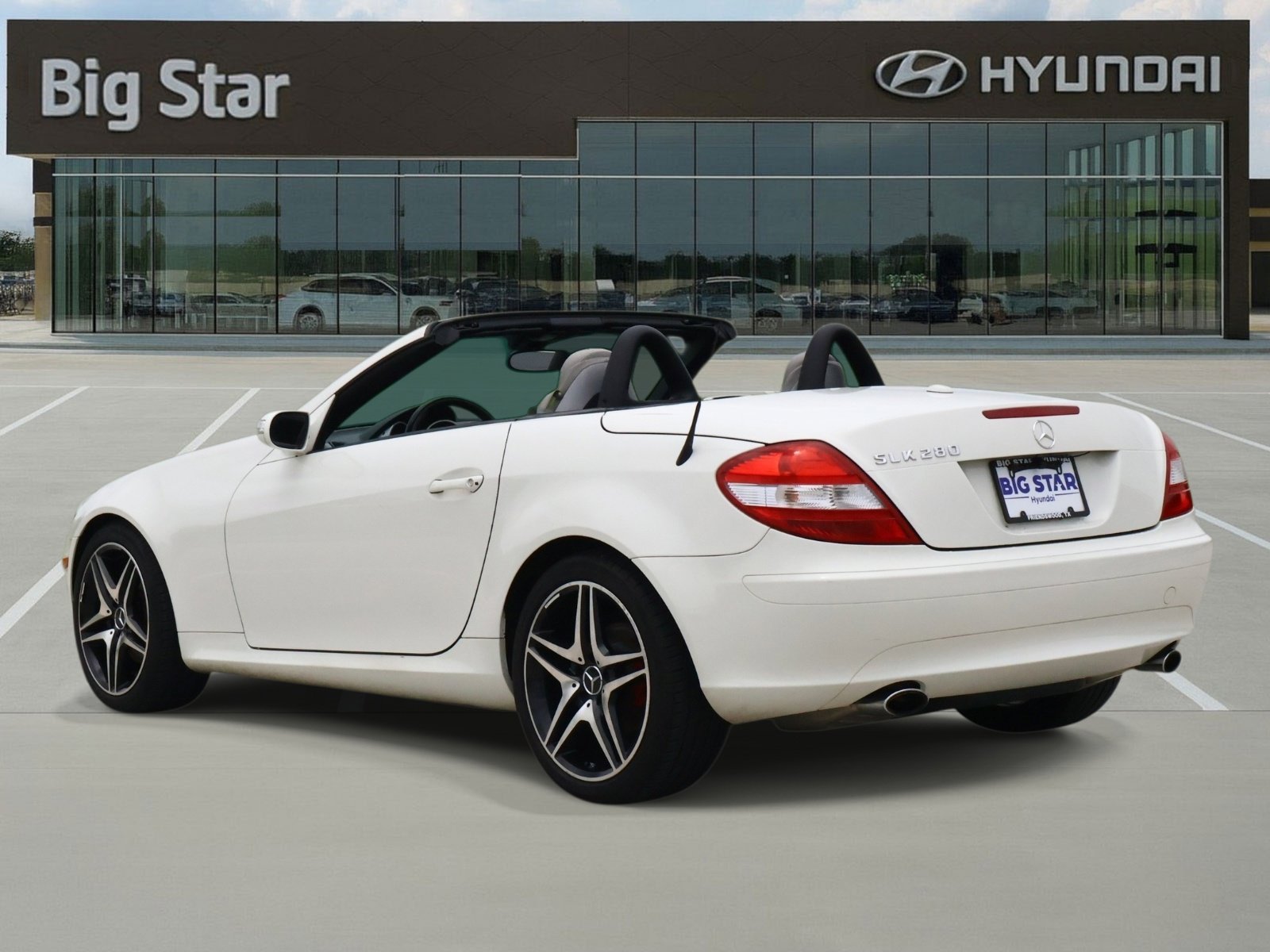 Used 2008 Arctic White Mercedes-Benz SLK 280 image 3