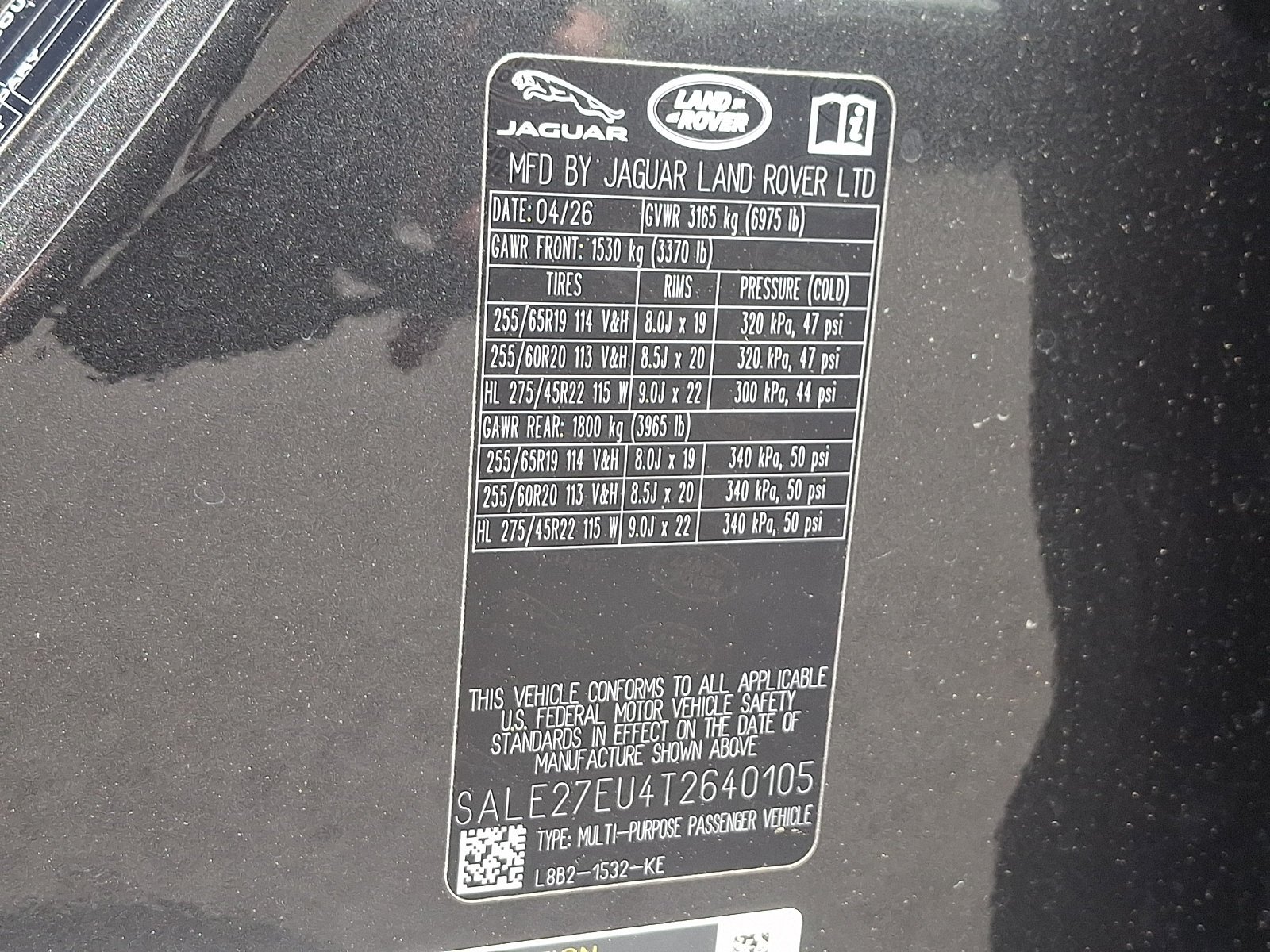 New 2026 Carpathian Grey Land Rover X-Dynamic SE image 16