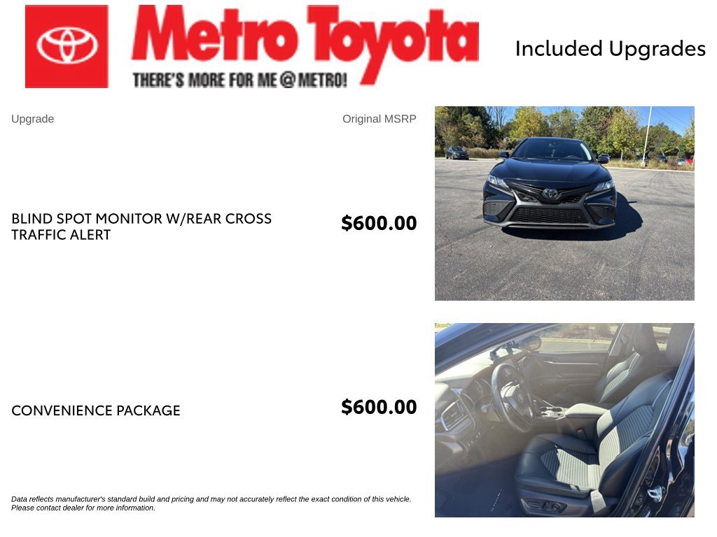 Used 2022 Black Toyota SE image 4