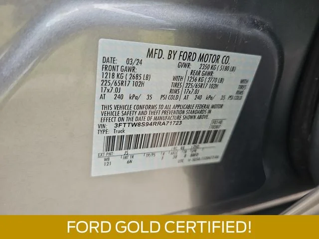 Used 2024 Silver Ford Lariat image 33