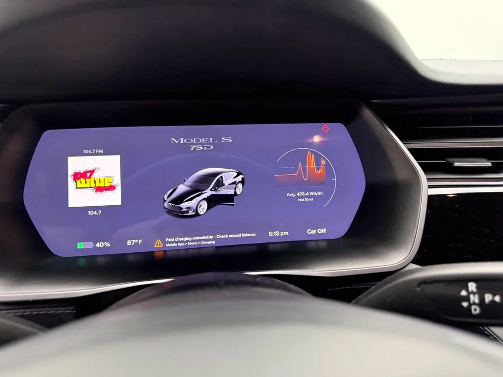 Used 2018 Black Tesla 75D image 21