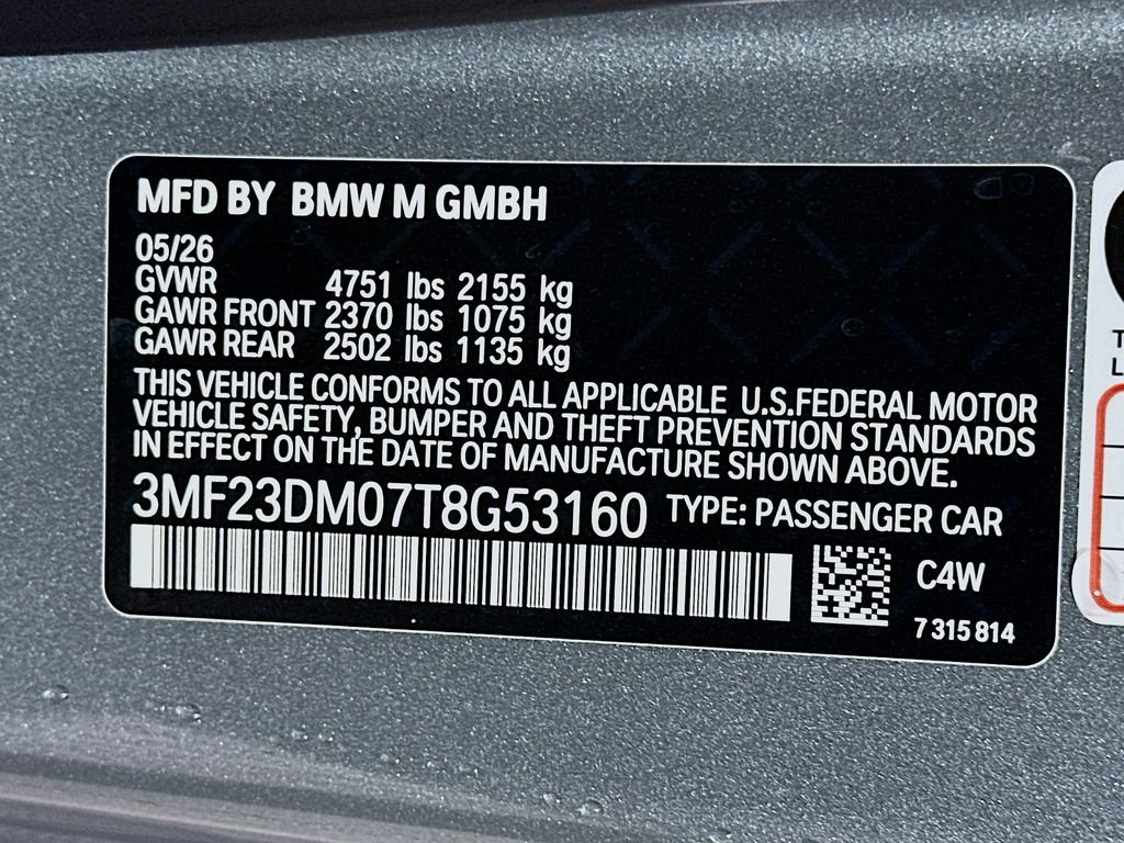 New 2026 Gray Metallic BMW Base image 24