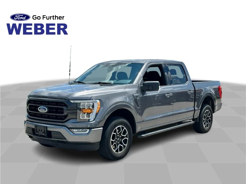 Used 2021 Carbonized Gray Metallic Ford XLT 4WD SuperCrew 5.5