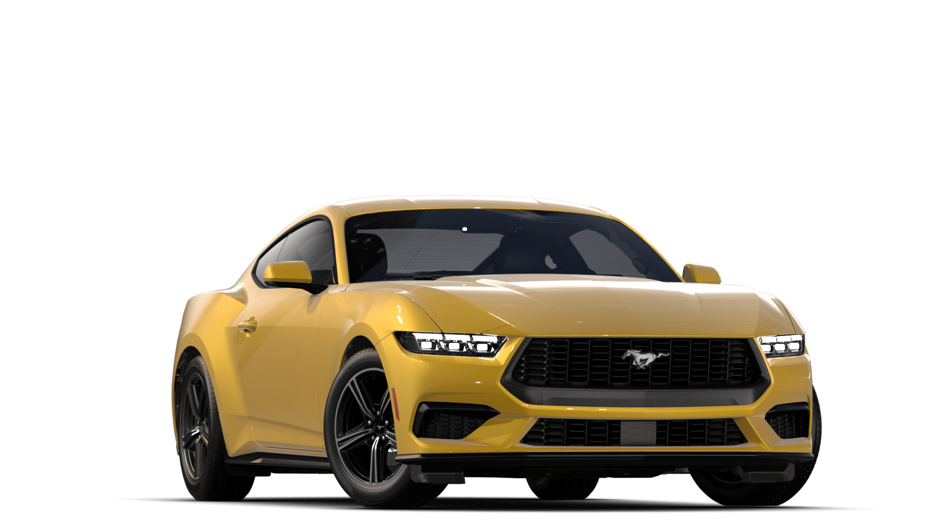 New 2024 Yellow Splash Metallic Ford EcoBoost® Premium Fastback image 4