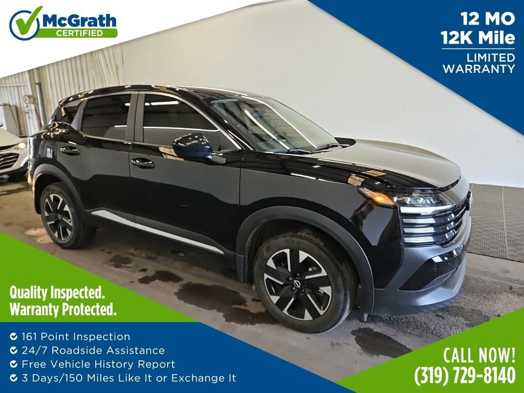 Used 2025 Black Nissan SV image 1