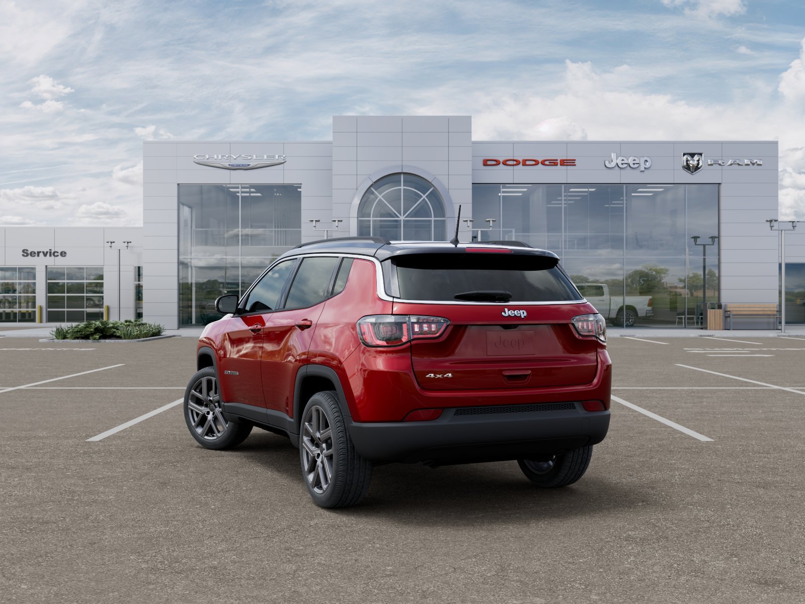 New 2026 Red Hot Pearl-Coat Exterior Paint Jeep Limited image 29