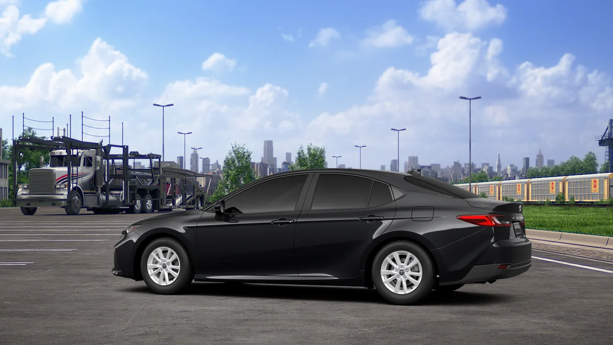 New 2026 Midnight Black Metallic Toyota LE image 5