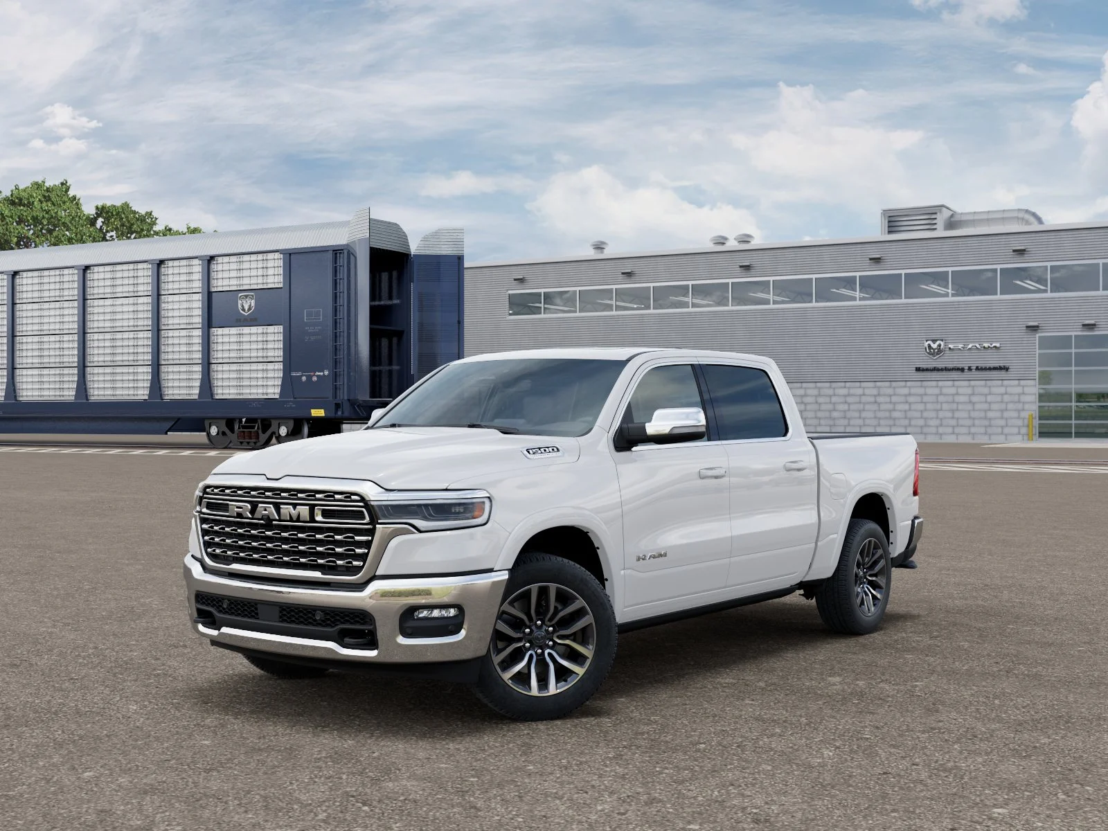 New 2027 Bright White Clear-Coat Exterior Paint RAM Limited image 1