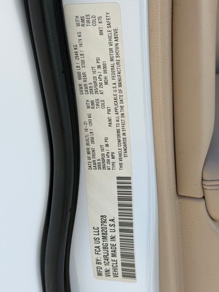 Used 2021 White Jeep Limited image 29