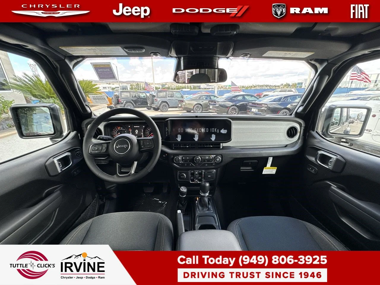 New 2027 Black Clear-Coat Paint Jeep Sport S image 2