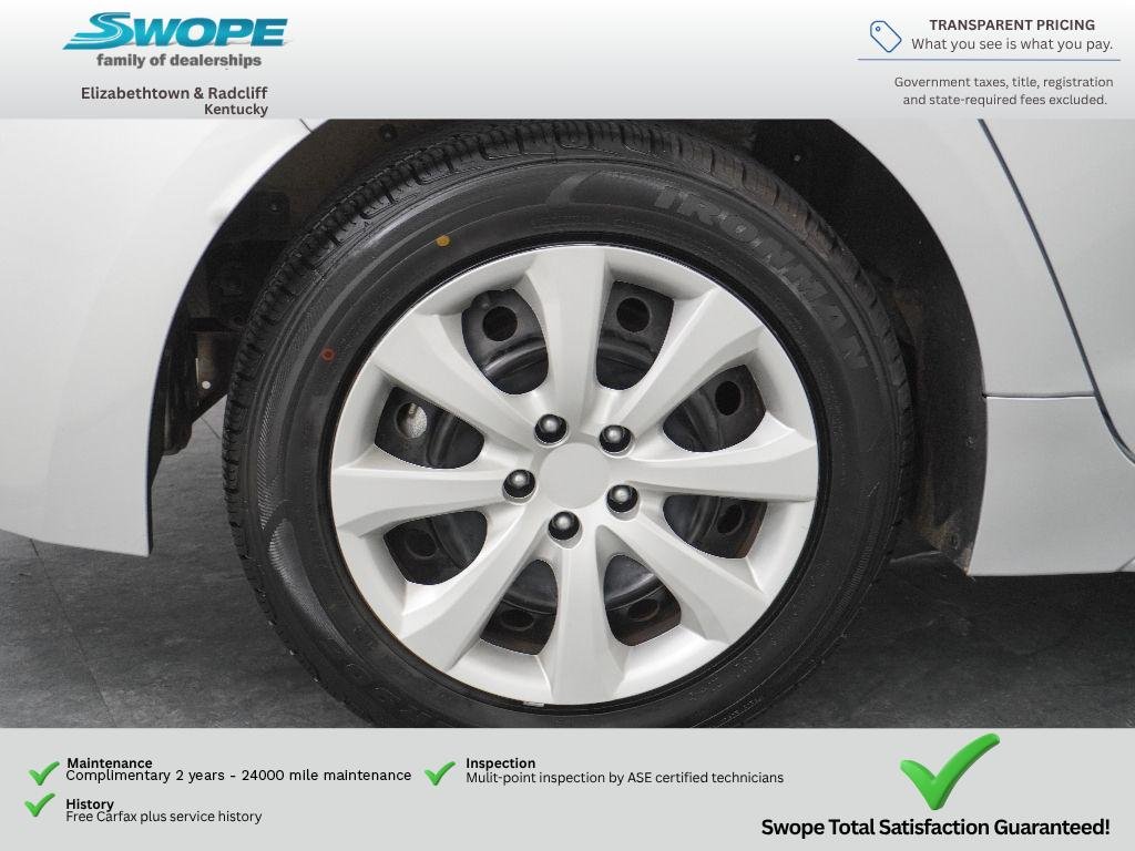 Used 2023 Classic Silver Metallic Toyota LE image 28