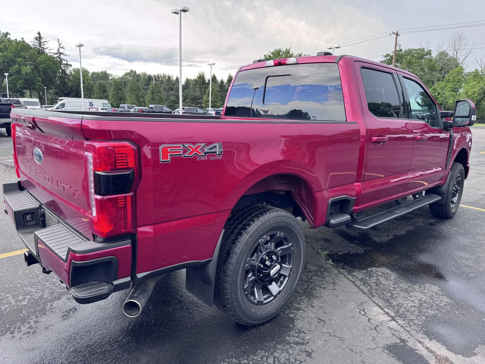 Used 2023 Rapid Red Metallic Tinted Clearcoat Ford LARIAT image 4