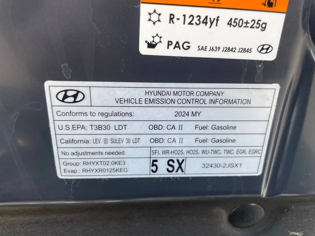 Used 2024 Denim Blue Pearl Hyundai SEL image 39