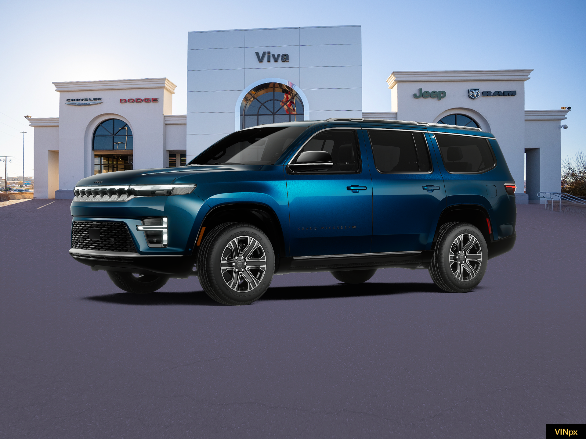 New 2027 Fathom Blue Pearl-Coat Paint Jeep Limited image 2