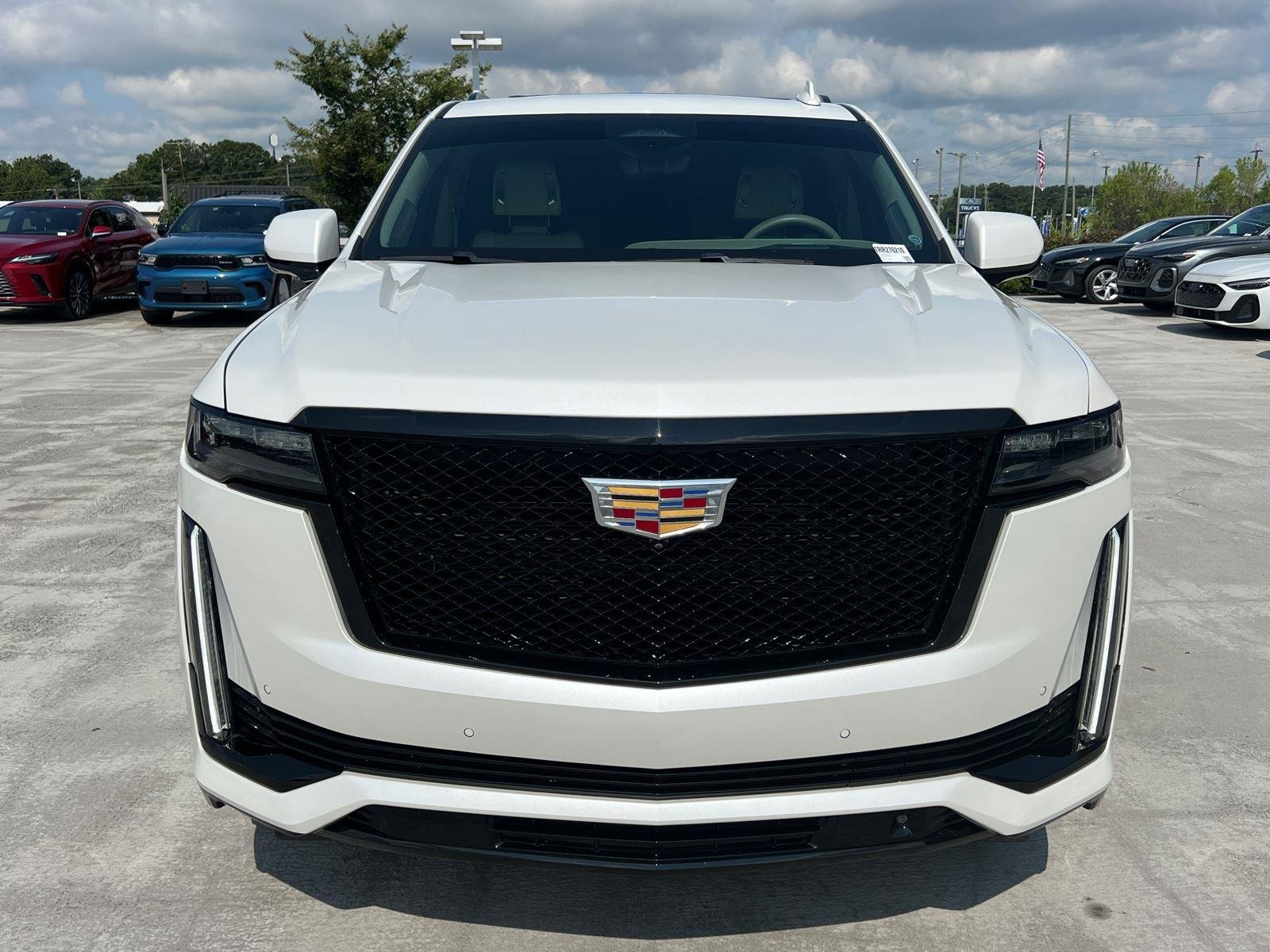 Used 2024 Crystal White Tricoat Cadillac 4WD Sport Platinum image 2
