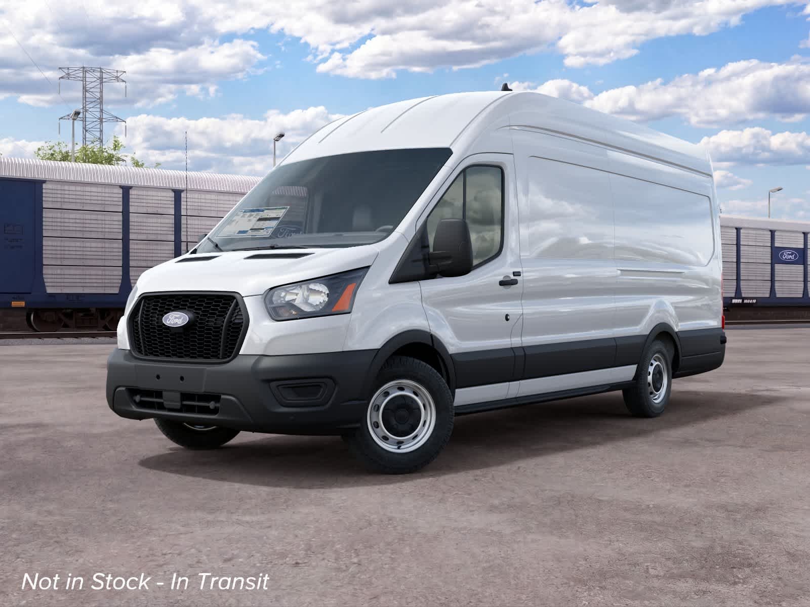 Nueva furgoneta de carga Ford de 2027 en color blanco Oxford, imagen 2