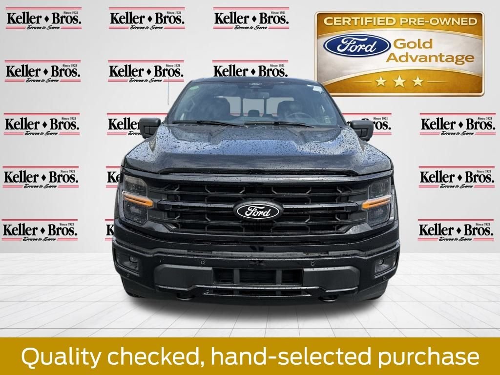 Certified Used 2024 Black Metallic Ford XLT image 2