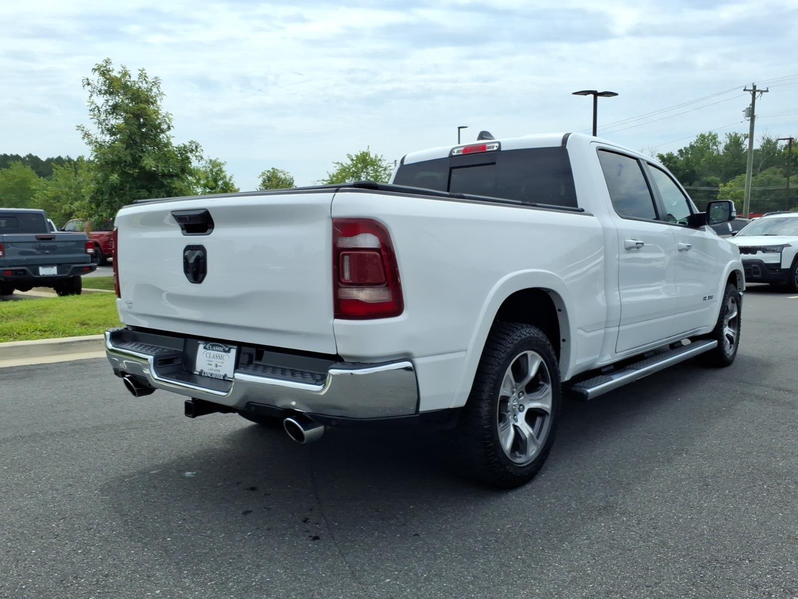 Used 2022 Bright White Clearcoat Ram Laramie image 2