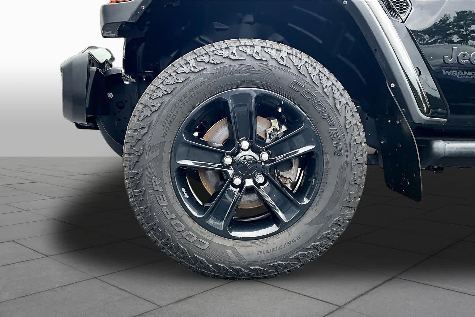 Used 2021 Black Clearcoat Jeep Unlimited Sahara Altitude image 10