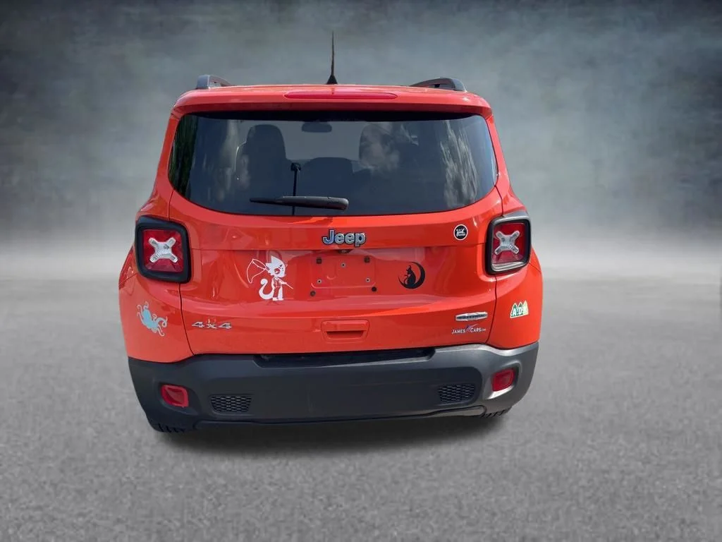 Used 2021 Orange Jeep Latitude image 4
