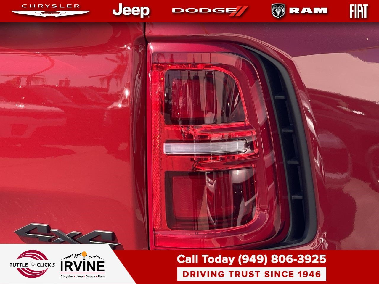 New 2027 Molten Red Pearl-Coat Exterior Paint RAM RHO image 15