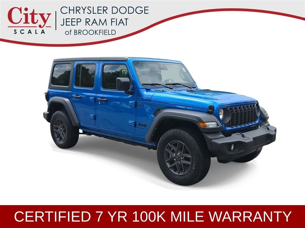 Used 2024 Blue Jeep Sport S image 1