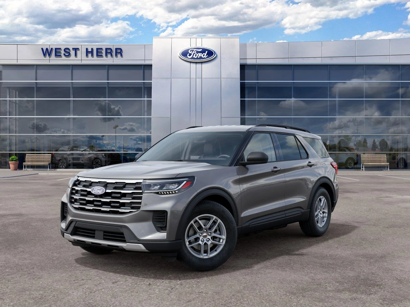 New 2027 Carbonized Gray Metallic Ford Active image 3