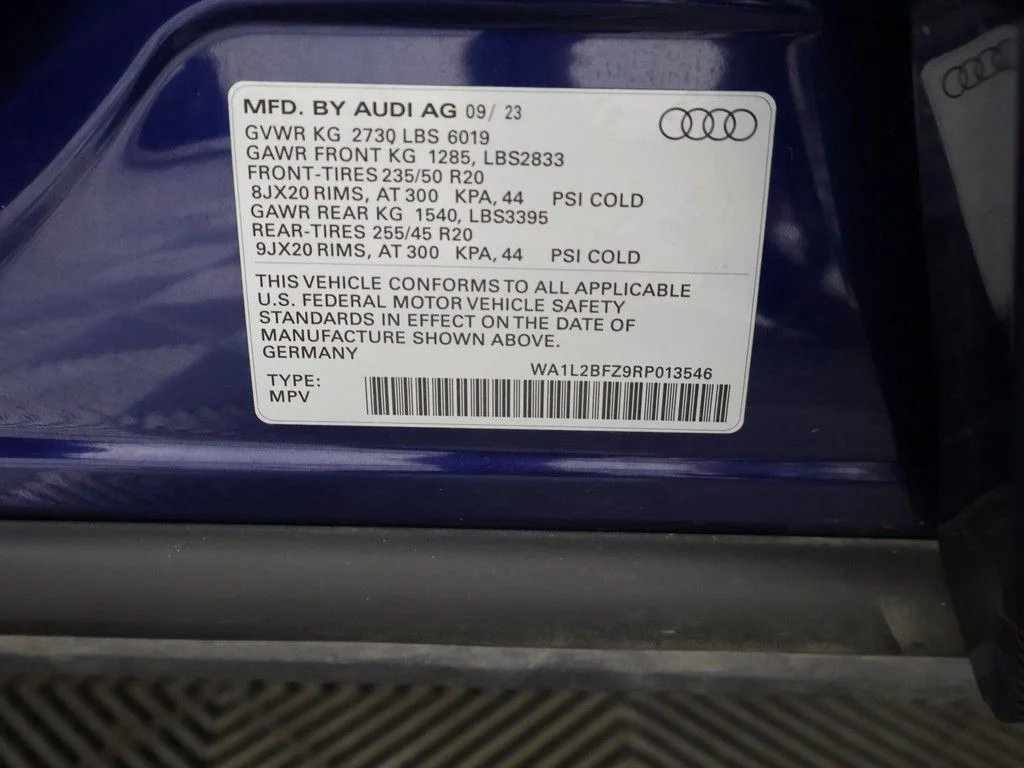 Used 2024 Blue Audi Premium Plus image 59