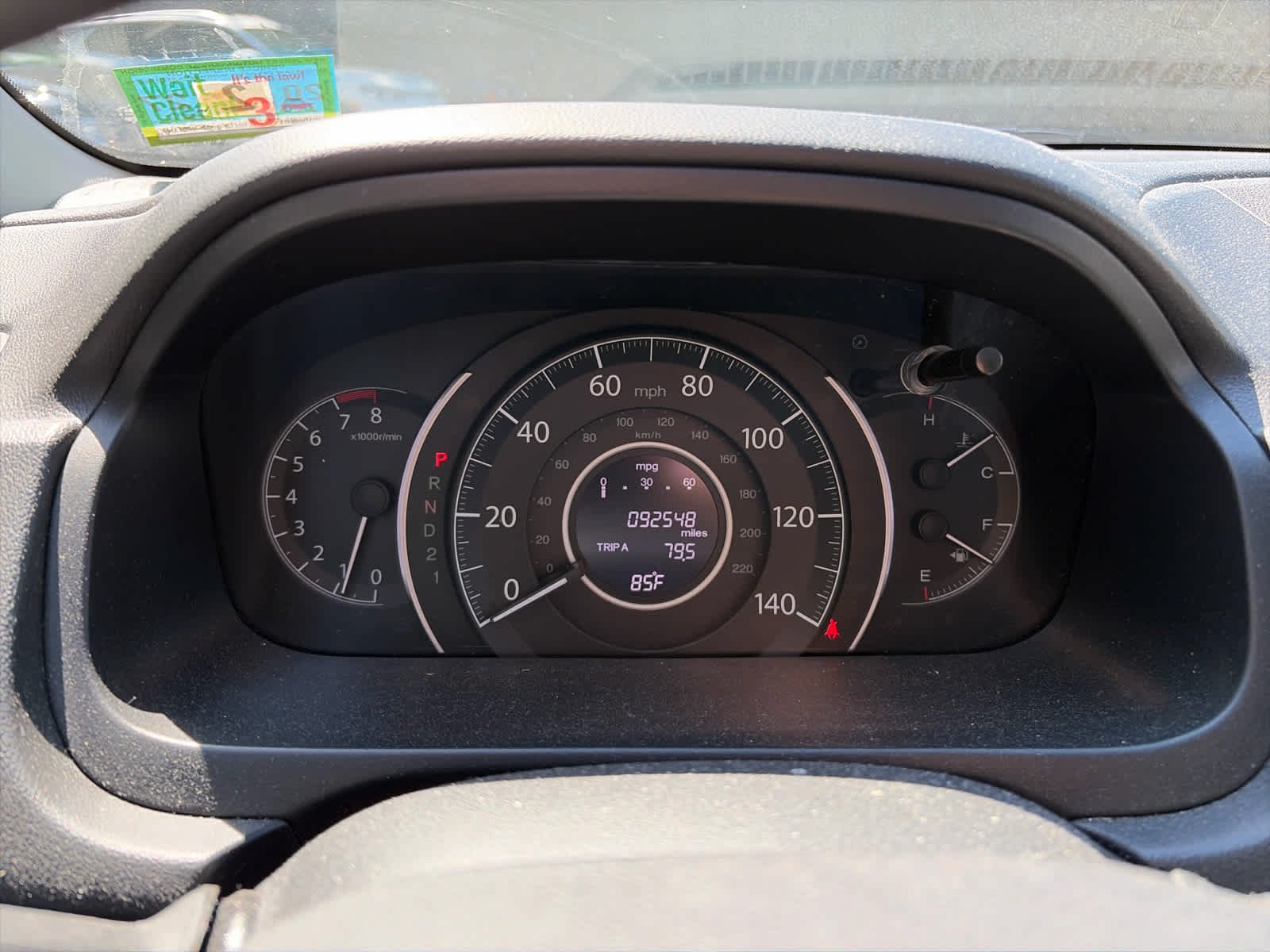 Used 2012 Opal Sage Metallic Honda EX image 6