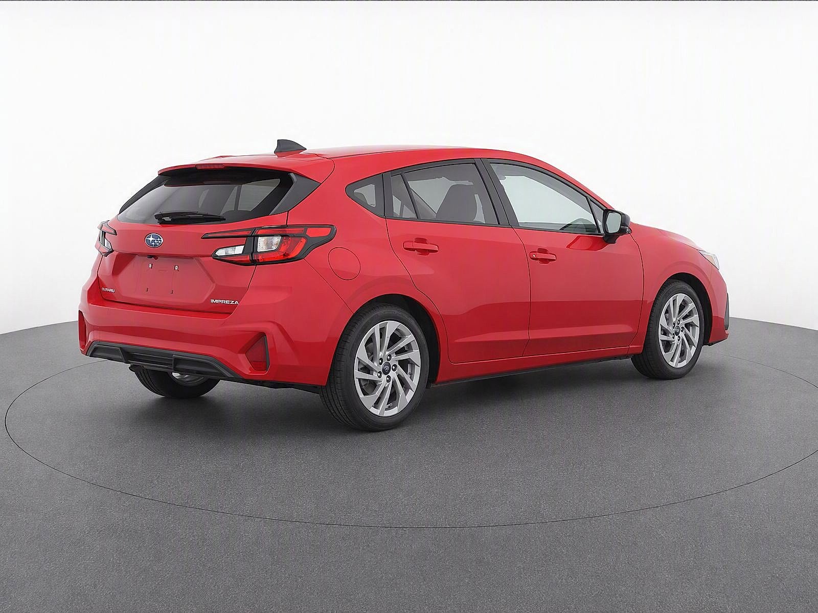 Used 2024 Pure Red Subaru Base 5-Door image 4