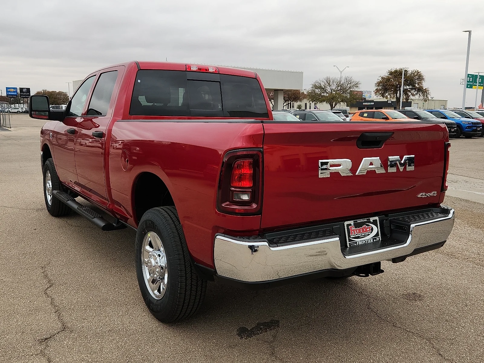 New 2026 Molten Red Pearl-Coat  Paint Ram TRADESMAN CREW CAB 4X4 6