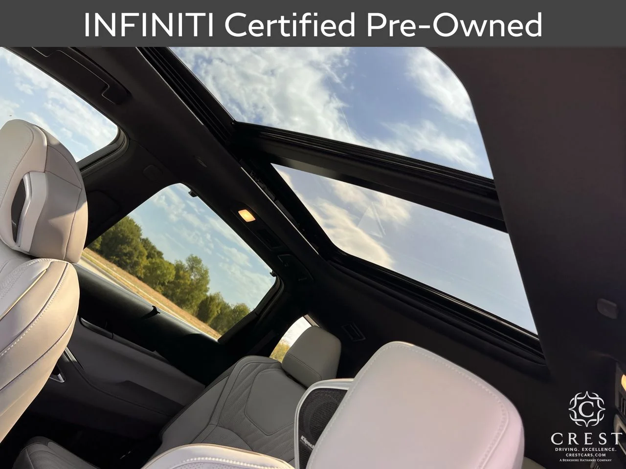 Certified Used 2027 Radiant White Black Obsidian INFINITI AUTOGRAPH image 23