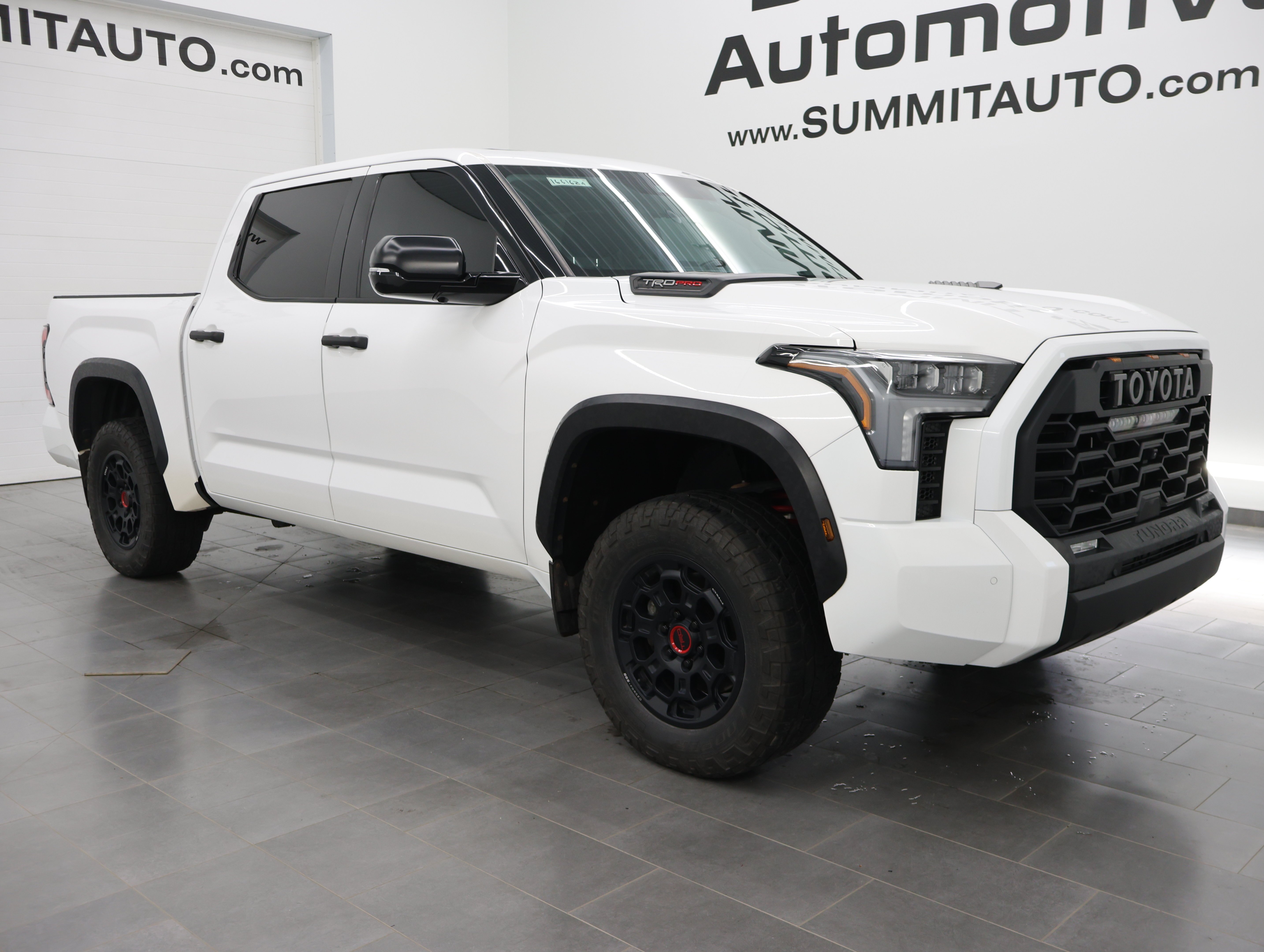 Used 2023 Ice Cap Toyota 4x4 CrewMax TRD Pro Hybrid: CREWMAX-SHORT-TRD PRO HYBRID-PANO-ADAPTIVE CRUISE-360 CAM-1 OWNER image 2
